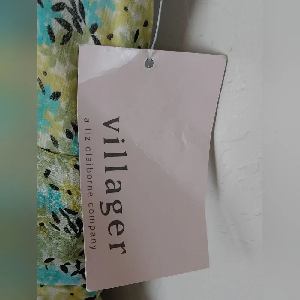 Liz Claibirne Floral Villager Dress Size 10